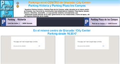 Desktop Screenshot of parkinggranadacentro.com